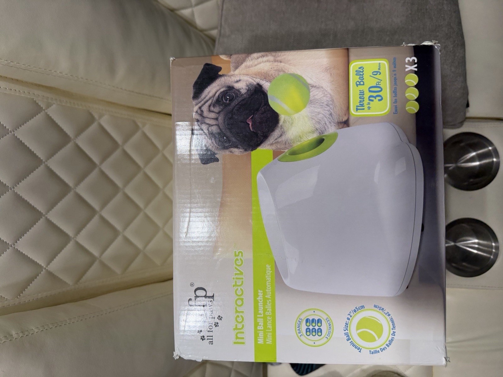 AFP Mini Hyper Fetch Automatic Ball Launcher  Indoor  Outdoo