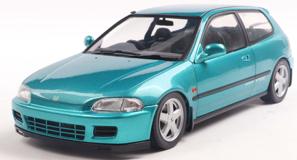 Honda Civic (EG6) 1991 Green Pearl 1999 1/18 - S1810405 SOLIDO