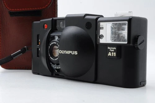Olympus XA2 Rangefinder 35mm Point & Shoot Film Camera w/ A11 Flash [MINT] Japan