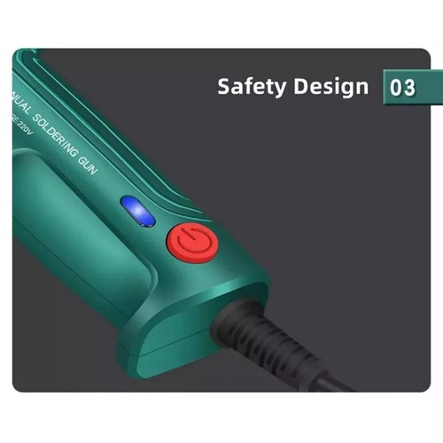 Saldatore Elettrico Manuale Ferro Saldatore Automatico Kit Utensile 110V - Foto 11 di 17