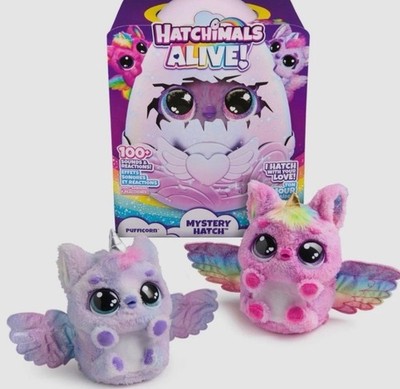 Hatchimals Alive, Mystery Hatch Pufficorn, Surprise Interactive Toy & Egg