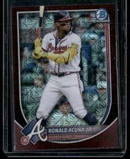 2025 Bowman Ronald Acuna Jr. Mega Box Burgundy Refractor /275 Atlanta Braves