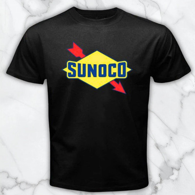 Sunoco Oil Racing Car Men's Black Graphic T Shirt Freeships