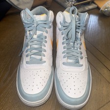 Nike Court Vision Next Nature Zapatillas de caña media alta para hombre Blanco Ocean Bliss Talla 11