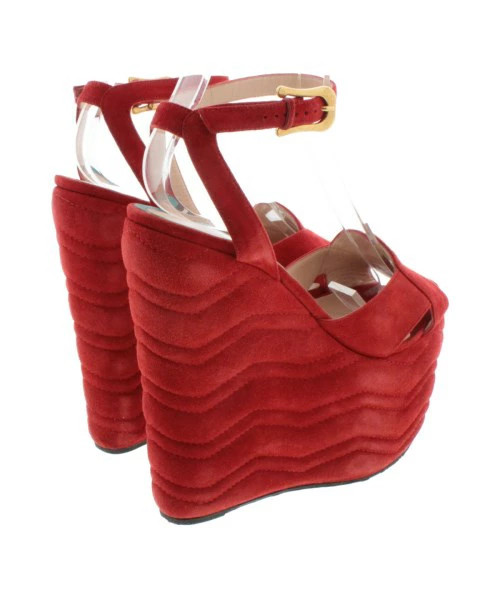 GUCCI sandals ladies 37 1/2 (24cm approx.) Red thumbnail 2