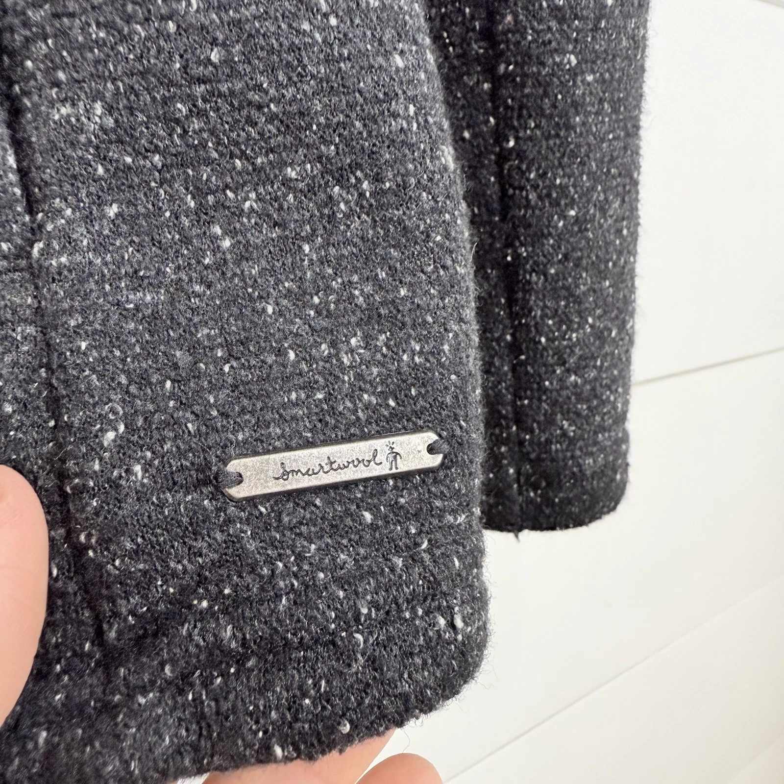 smartwool odessa lake cozy wool silk cardigan sweater