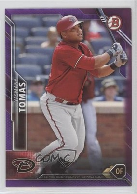 2016 Bowman Purple 77/250 Yasmany Tomas #6 9gj