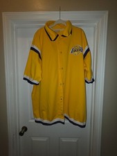 Mitchell Ness 80s LA Lakers Shooting Jacket Sz.54 3xl 100 Authentic