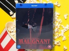 Malignant Blu-ray SteelBook Zavvi Exclusive (Region B) James Wan Horror Sealed!