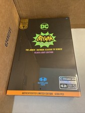 2024 McFarlane Gold Label  Batman 1966 Joker Black Light Edition 1 6300 Sealed
