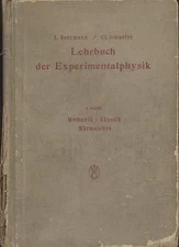 Textbook of Experimental Physics. 1st Vol. Mechanics, Acoustics, Heat Theory. zum Gebra