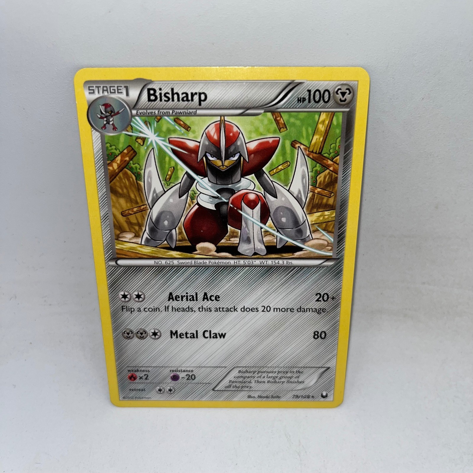 Bisharp 79/108 Rare Dark Explorers Pokemon Lightly Played