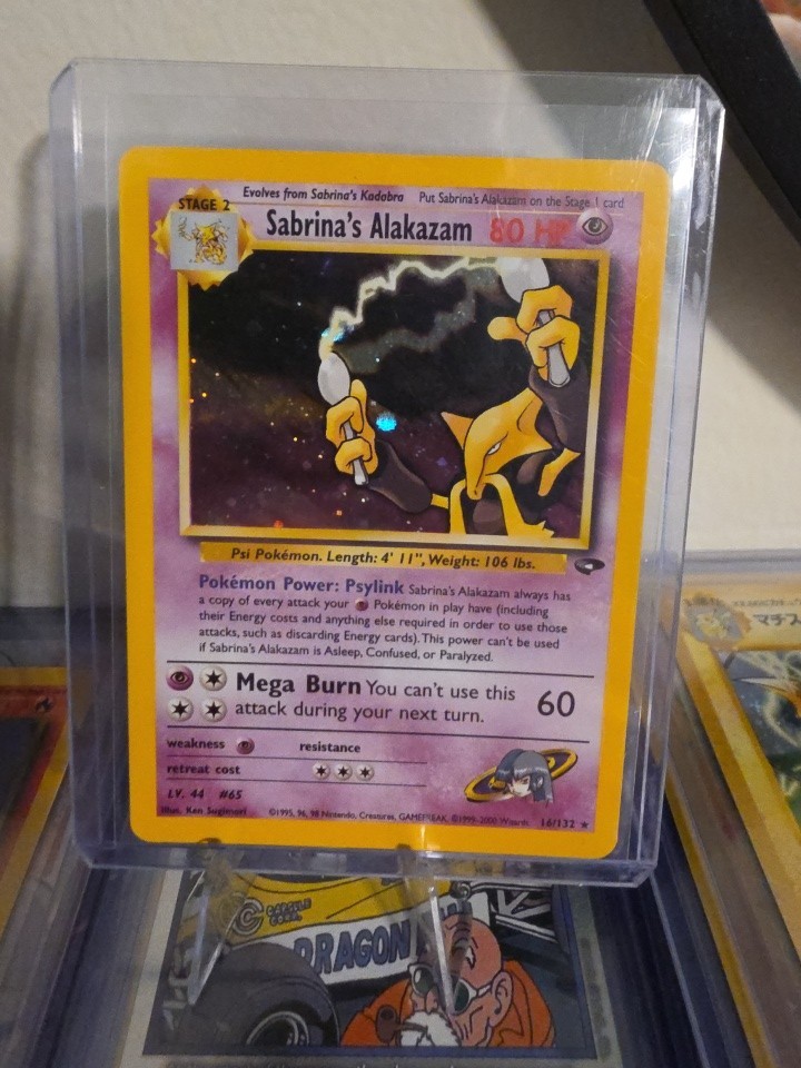 Pokémon TCG Sabrina's Alakazam Gym Challenge 16 Holo Unlimited Holo Rare
