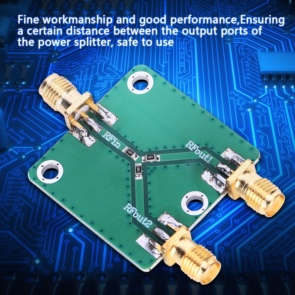 DC-5G RF Microwave Resistance Power Splitter Radio Frequency Power Divider 1 To