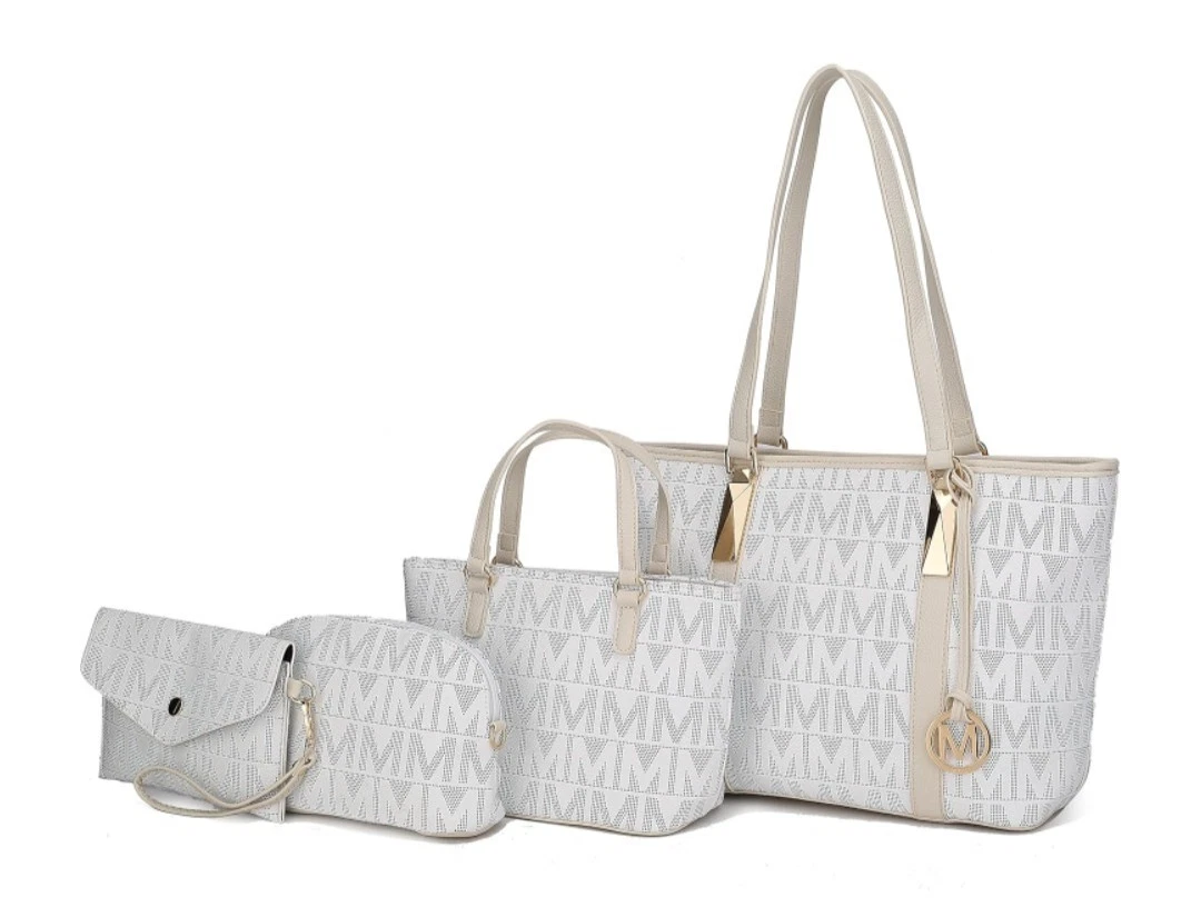 MKF Collection by Mia K Gloria Tote Bag With Wallet Set By Mia K in MKF Collection by Mia K Gloria Tote Bag With Wallet Set By Mia K in