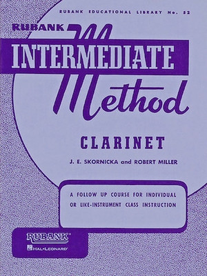 Rubank Intermediate Method - Clarinet, 「Rubank Educational Library No.52」- New
