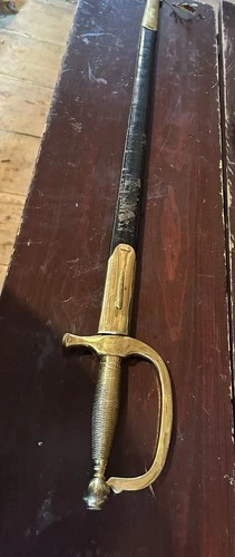 1900s  Reproduction Reenactment Civil War Musicians Sword