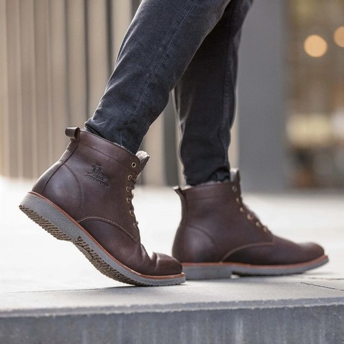 Panama Jack Glasgow IGLOO zapatos con cordones botas de invierno botín marrón - Imagen 6 de 7