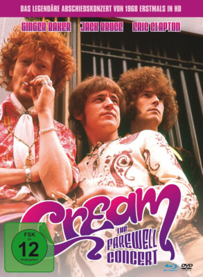 Blu-ray+DVD * CREAM THE FAREWELL CONCERT - ROYAL ALBERT HALL - MEDIABOOK # NEU ~
