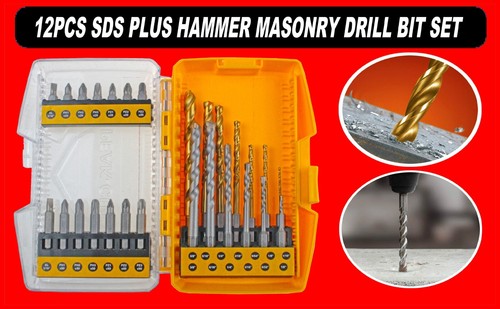 27Pcs Assorted Drill Bit Set Drilling for Masonry HSS Titanium Screwdriver Bit - Picture 6 of 10