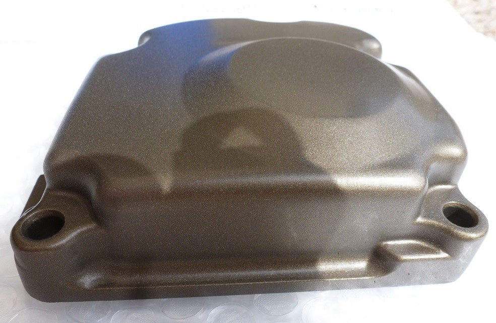 Carter d'alternateur pour Kawasaki Z750 de 2003 à 2012 en aluminium noir