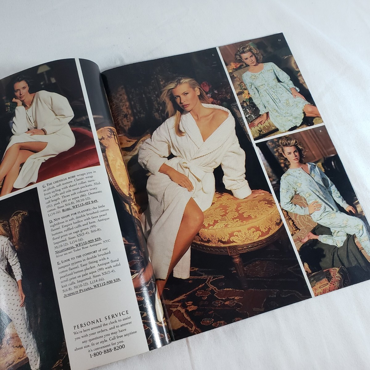 Victoria's Secret Catalog Autumn Portfolio 1995 Yasmeen Ghauri | eBay