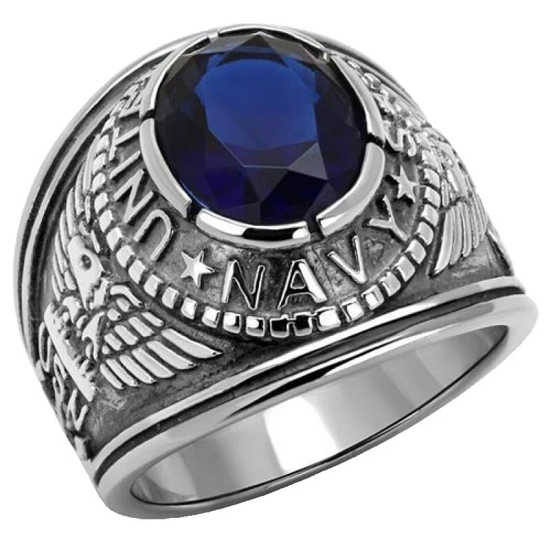 Glass Sapphire Jewelry for Men