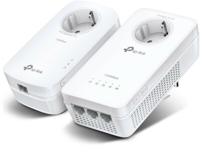 TP-Link TL-WPA8631 Kit Gigabit Wlan WiFi Powerline Adapter Set Steckdose AV1300 