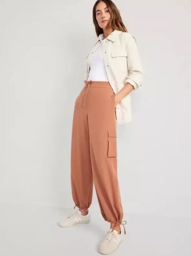 Old Navy Women’s High-Waisted StretchTech Wide-Leg Cargo Pants Size XXL