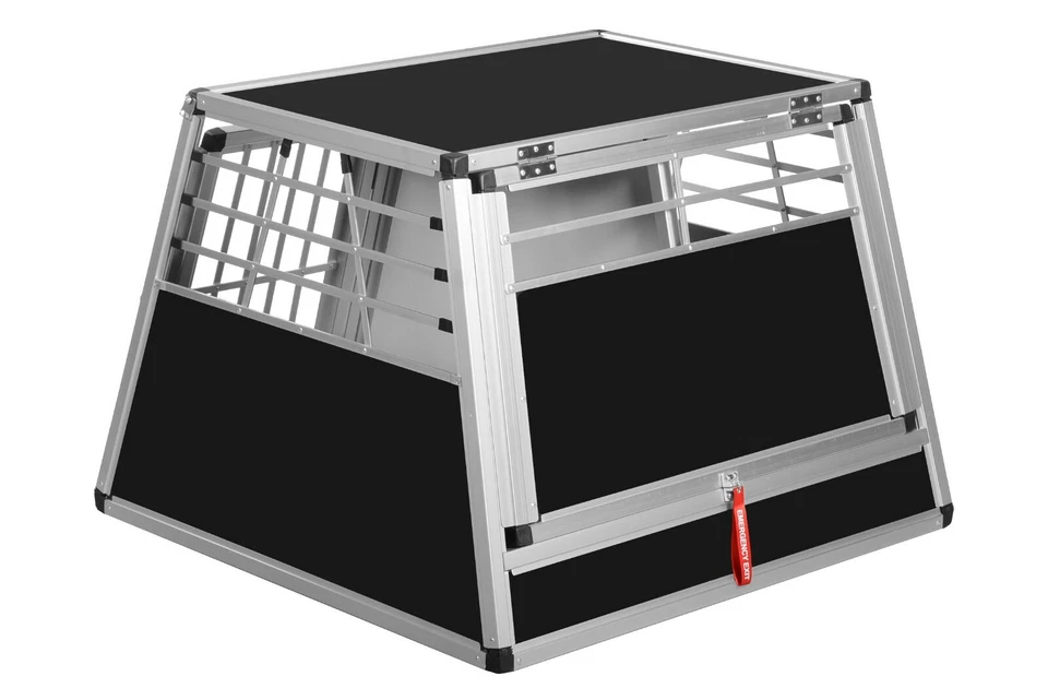 N3 Hundetransportbox Doppelbox Aluminium Transportbox Hundebox Hunde Alubox - Bild 4 von 4
