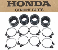 Intake Manifold Boot Boots Clamps 77 78 CB 550 K CB550 Carb Carburetor Head #C57