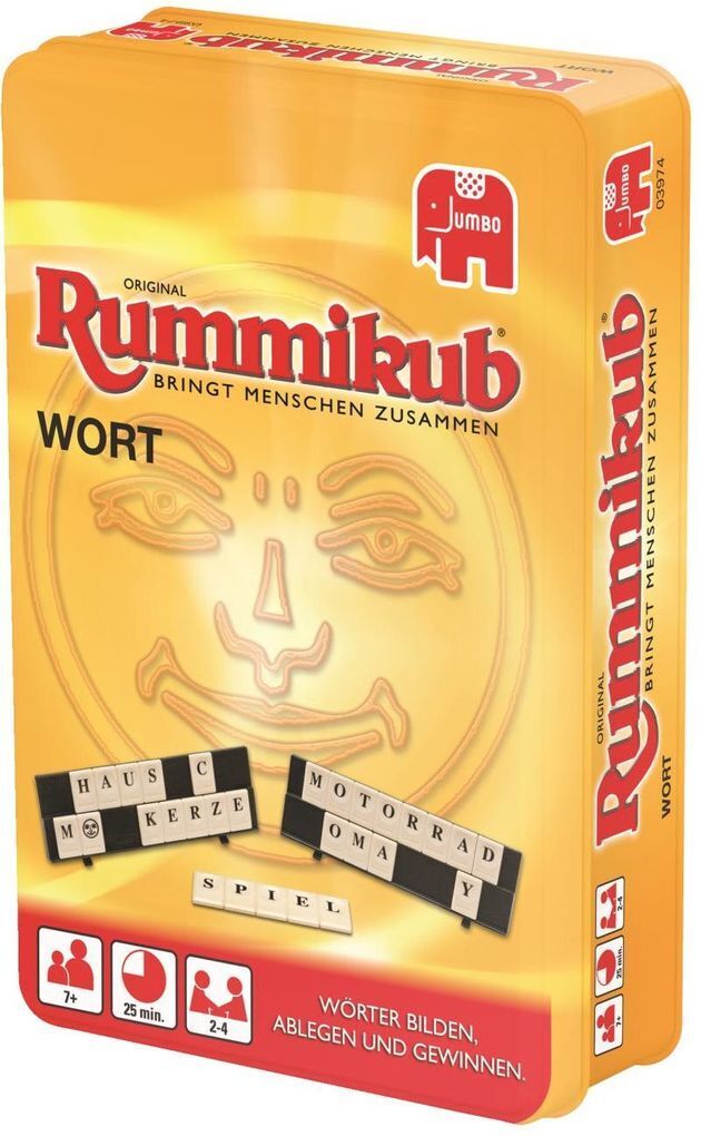 Thumbnail - Rummikub - Original Rummikub Wort Kompakt In Metalldose