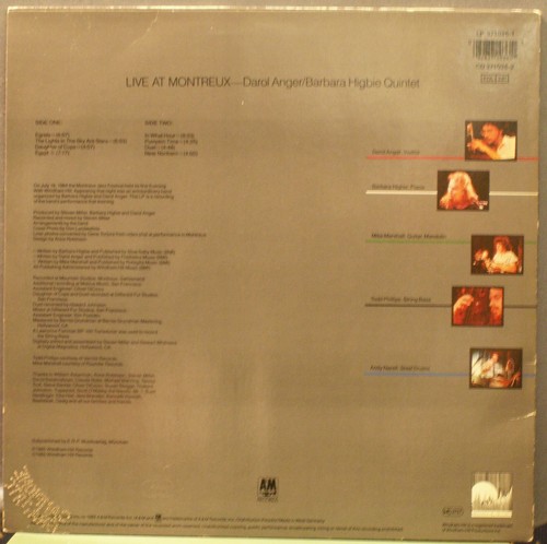 DISCO IN VINILE-LIVE AT MONTREUX-AM RECORDS LP 371036-1 - Foto 2 di 2