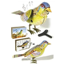 WINDUP SINGING BIRD TIN TOY KOHLER NEW WELBY EDITION