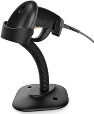 ECOH 2101 Handheld USB wired Barcode scan scanner reader with stand Black/Yellow