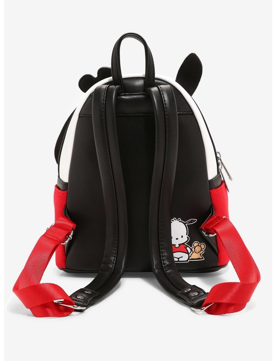 Loungefly Beige Red Brown Sanrio Pochacco Mini Backpack Loungefly Sanrio Pochacco Hearts Mini-Backpack, 10 1/2  main image 2