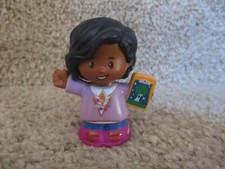 Fisher Price Little People AA School Teacher Figure Lady Part holding clipboard
