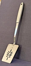 VINTAGE MAID OF HONOR SEARS STAINLESS USA LONG HANDLE SLOTTED SPATULA 14-3/8”