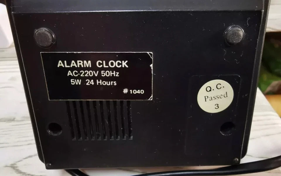 1970er King Alarm digitaler Wecker voll funktionsfähig LED - Bild 4 von 4