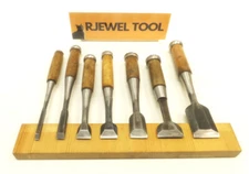 Japanese Chisel Nomi Miyanaga 宮永 etc Carpenter Tool Set of 7 wood working