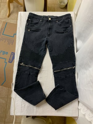Argonaut Nation MOTO Jeans Black Denim 