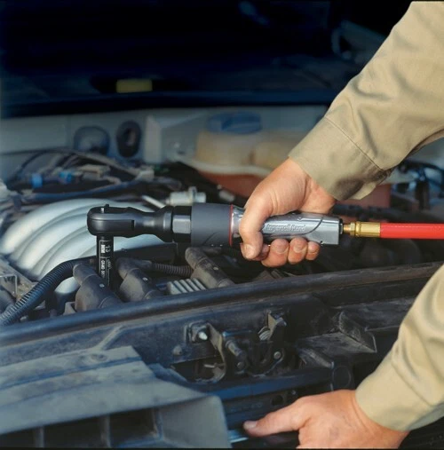 Ingersoll Rand 107XPA 3/8 дюйма сверхпрочный воздушный храповик регулируемая скорость + ботинок - Изображение 3 из 4