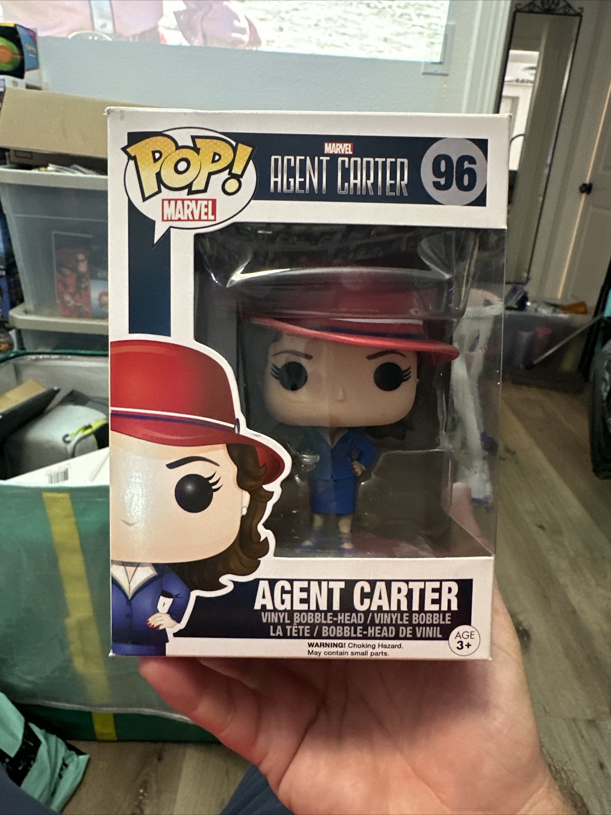 Funko Pop! Figura De Vinilo Marvel Agent Carter #96 Cabeza Bobble Ver Fotos