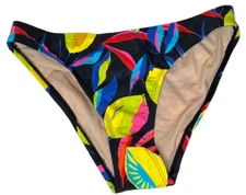 Tabitha Brown for Target XSMALL Black Lemon Print Hipster Bottom Modern French