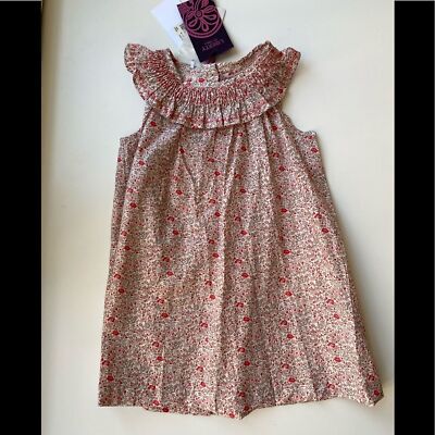 NWT TARTINE ET CHOCOLAT Liberty Print Dress 18M