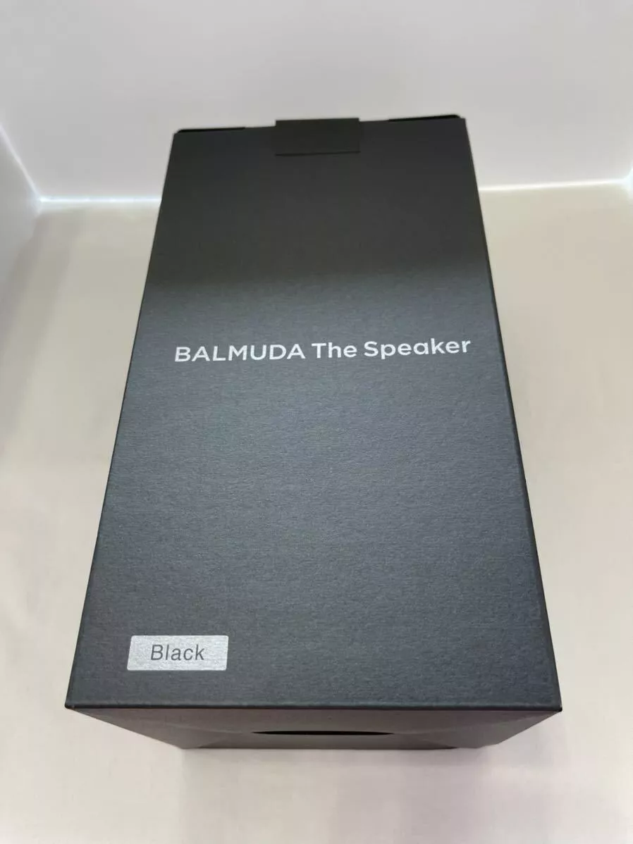 BALMUDA The Speaker M01A-BK Black Bluetooth Sealed 8W Audio Equipment New