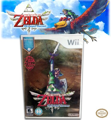 The Legend Of Zelda Skyward Sword 11 Wii 25th Cover Manual Nintendo Ebay