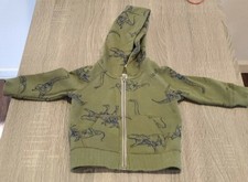 Boys Carter's Green Dinosaur Light Jacket with Hood Size: 9 Months