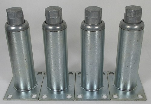 Adjustable Plated Steel Legs 6 inch to 7.125 inch