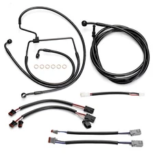 16" Handlebar Extended Clutch Brake Line Kit for Harley Touring 2017-2020 N/ABS